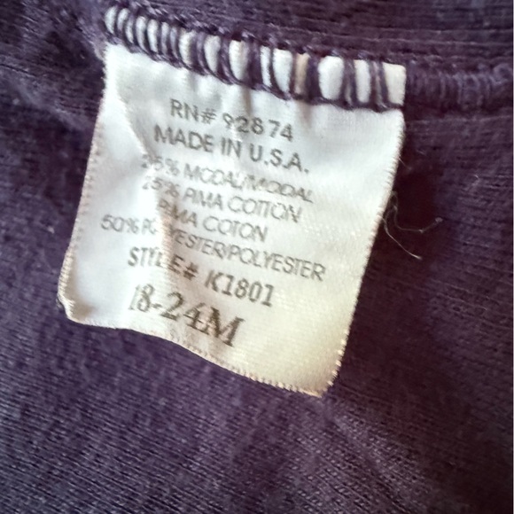 Splendid Boys Cotton Button Up Hooded Sweatshirt Navy & White Stripes - Picture 3 of 4